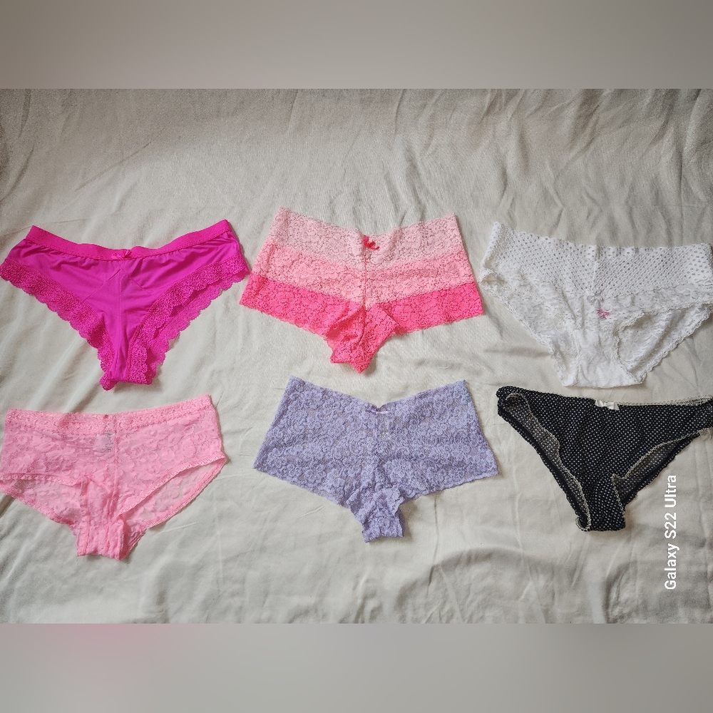 Random brands 6pairs brand new panties